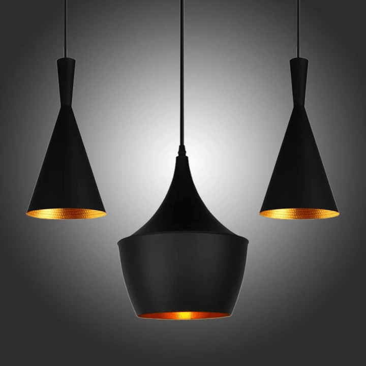 Przemysłowa Lampa Wisząca LED Czarna