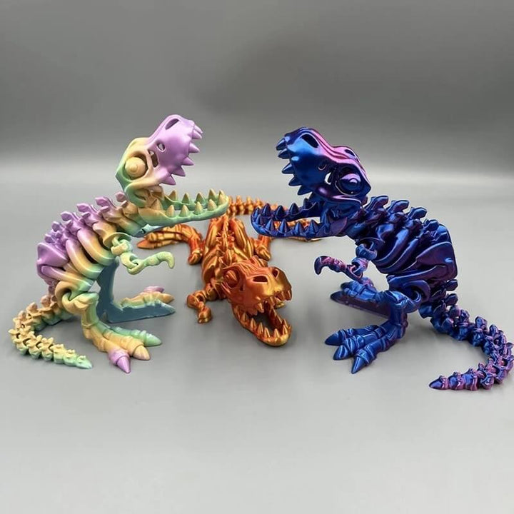 DinoFlex - Ruchomy model dinozaura 3D do zabawy i dekoracji