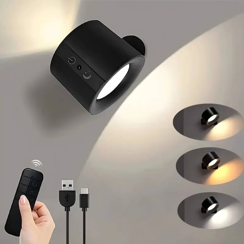 NordGlow – Magnetyczna Lampa LED na Ścianę z Podwójnym Źródłem Światła | Elastyczne Oświetlenie do Każdego Zakątka Domu