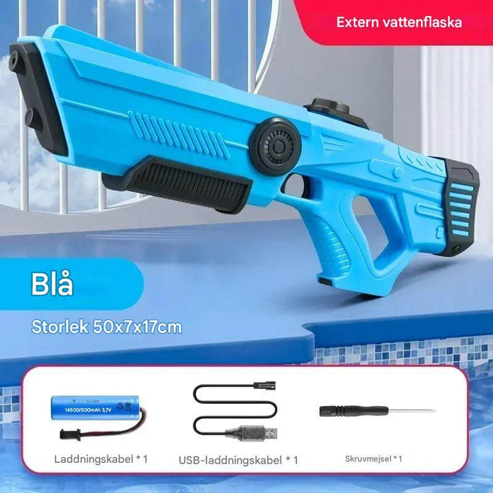 SplashForce – Automatyczna Armatka Wodna do Zabaw i Letnich Gier | Moc Elektryczna, Długi Zasięg i Mnóstwo Akcji