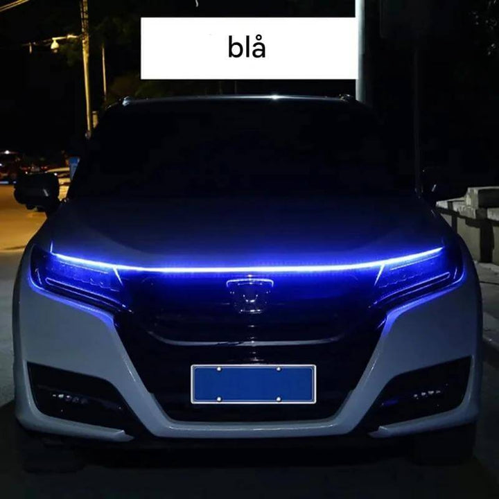 GlowTail - LED DRL List do Samochodu | 150cm Sekwencyjna Taśma Świetlna z Wodoodporną Konstrukcją