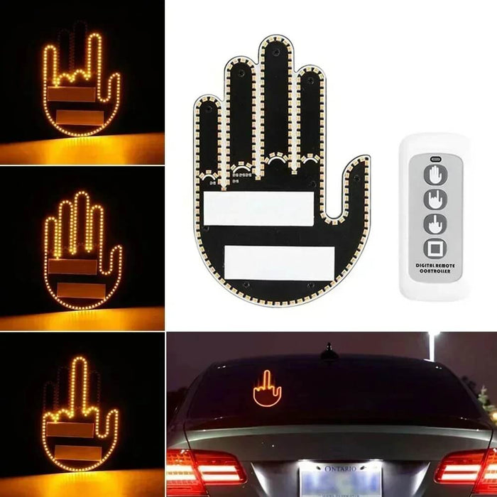 GlowHand – Ręczna Lampa LED do Samochodu z Pilotem | Pokaż Swój Nastrój na Drodze w Jasny Sposób
