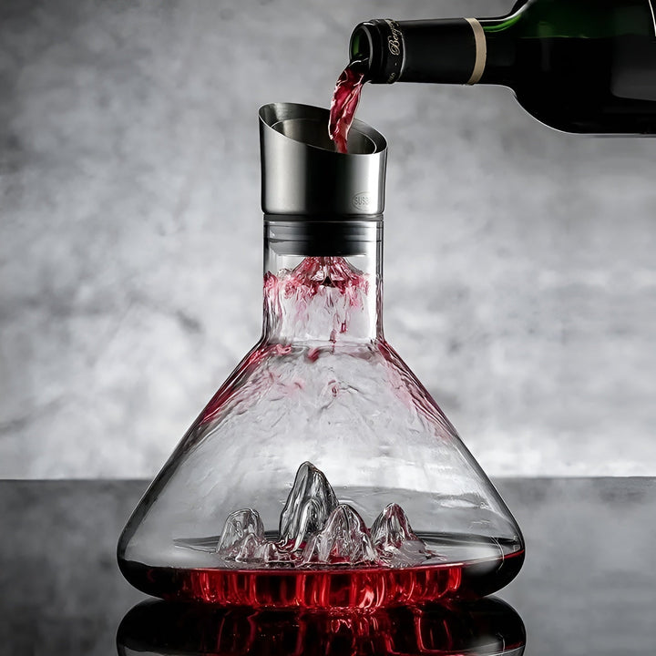 Kristallwhisky-karafka – Ręcznie robiona i bez ołowiu | 1500 ml karafka do baru i do domu
