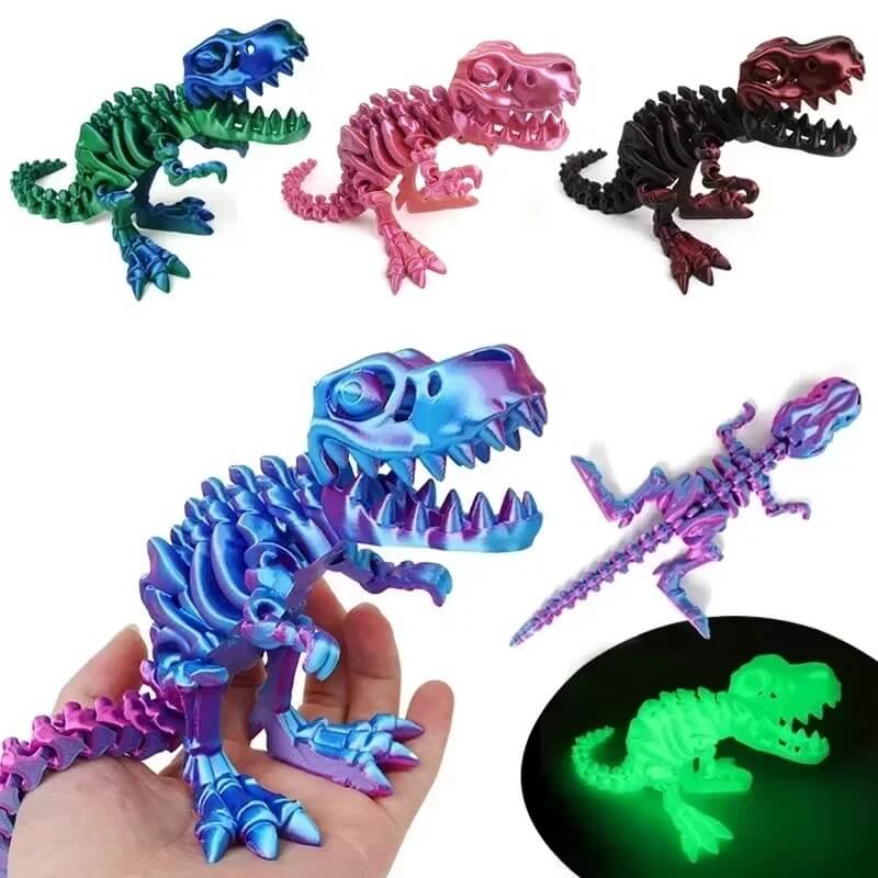 DinoFlex - Ruchomy model dinozaura 3D do zabawy i dekoracji