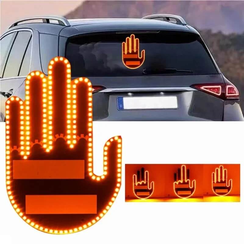 GlowHand – Ręczna Lampa LED do Samochodu z Pilotem | Pokaż Swój Nastrój na Drodze w Jasny Sposób
