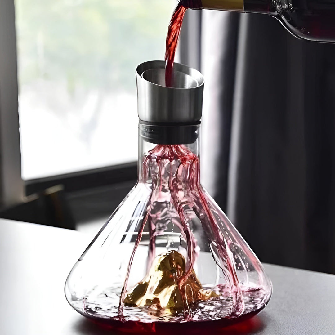 Kristallwhisky-karafka – Ręcznie robiona i bez ołowiu | 1500 ml karafka do baru i do domu