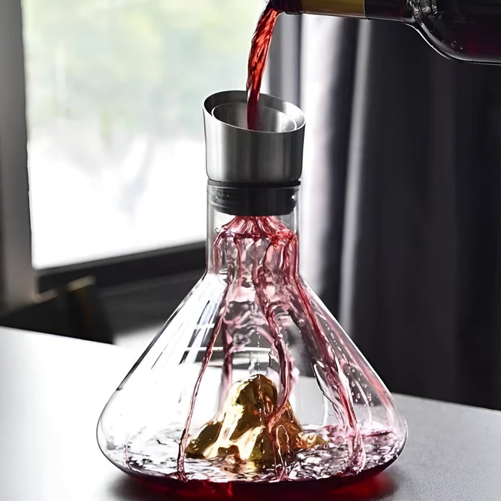 Kristallwhisky-karafka – Ręcznie robiona i bez ołowiu | 1500 ml karafka do baru i do domu