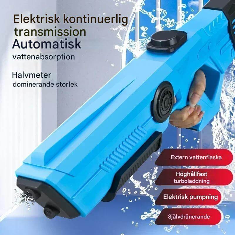 SplashForce – Automatyczna Armatka Wodna do Zabaw i Letnich Gier | Moc Elektryczna, Długi Zasięg i Mnóstwo Akcji