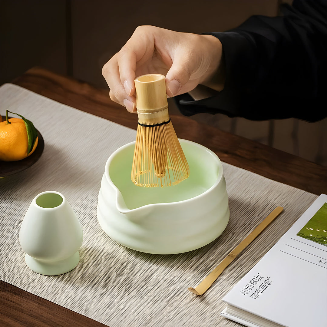 Zestaw Matcha Ceramika – Tradycyjny Japoński Zestaw Herbaciany na Relaksujące Chwile