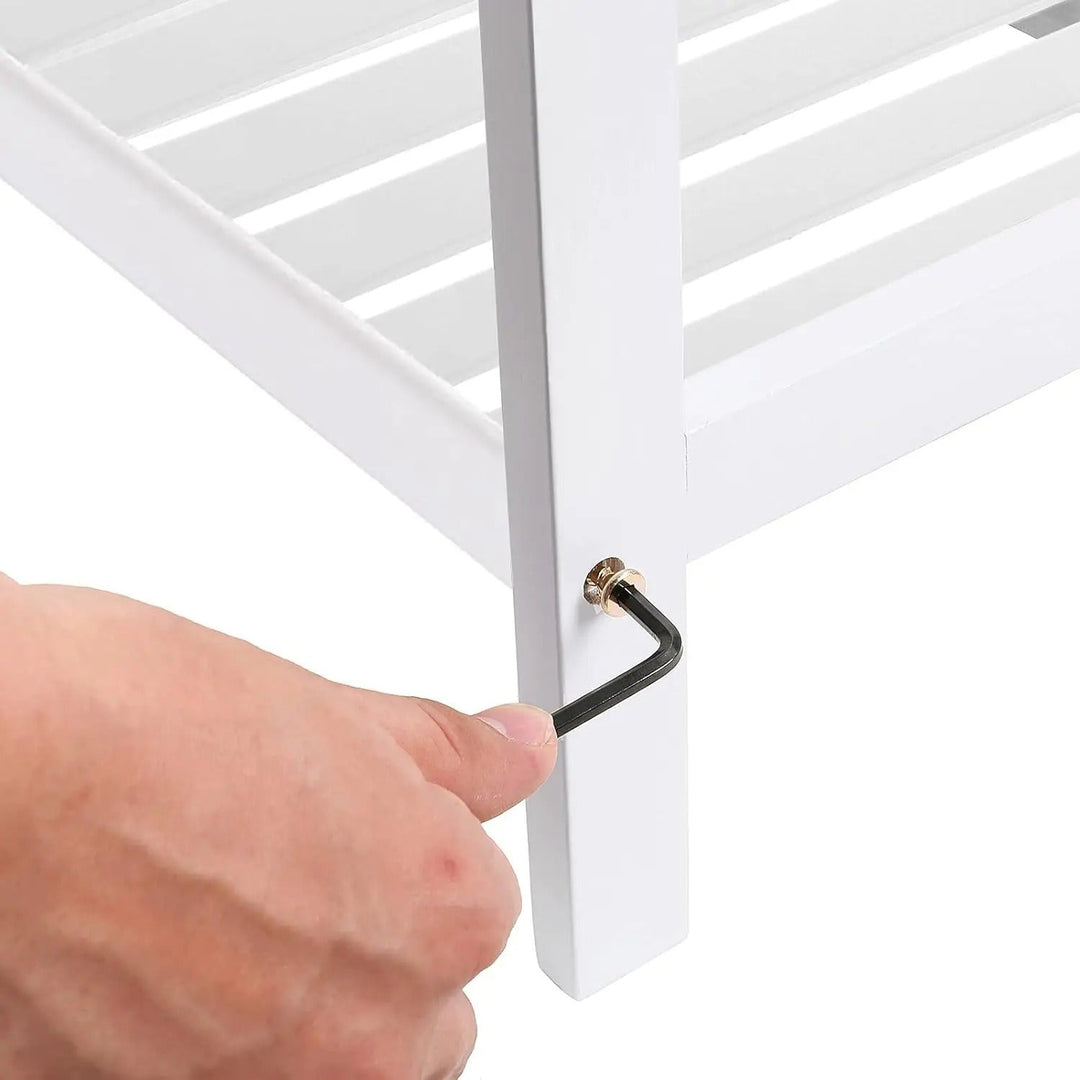 BambooHaven Rack – 2-poziomowy bambusowy stojak na buty