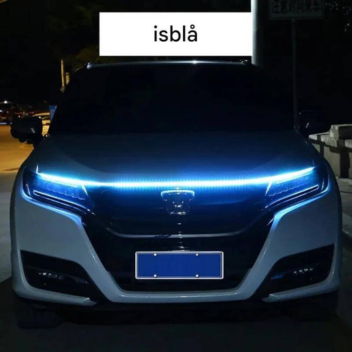 GlowTail - LED DRL List do Samochodu | 150cm Sekwencyjna Taśma Świetlna z Wodoodporną Konstrukcją