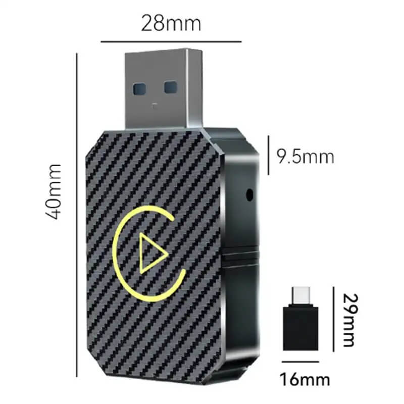 CarloBox – Bezprzewodowy Adapter CarPlay i Android Auto | Prosty Plug &amp; Play dla Bezprzewodowego Doświadczenia w Samochodzie