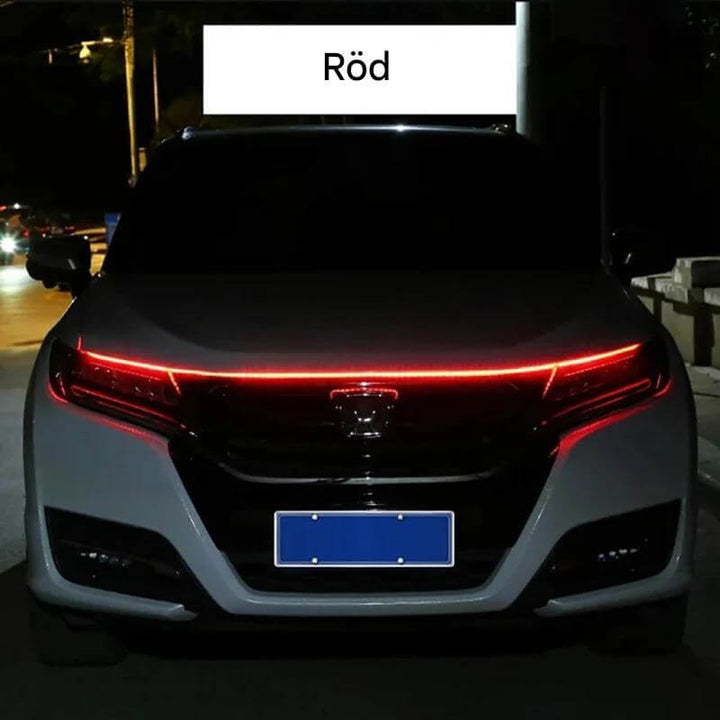 GlowTail - LED DRL List do Samochodu | 150cm Sekwencyjna Taśma Świetlna z Wodoodporną Konstrukcją