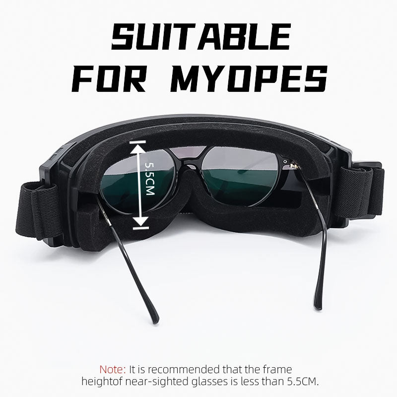 Okulary motocyklowe Royaleva Anti-Fog i Fit Over