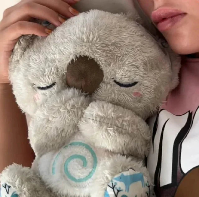 Trendujący Koala i Stitch z kojącym oddechem i muzyką
