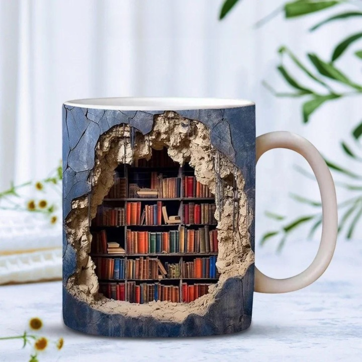 3D rega ceramiczny kubek