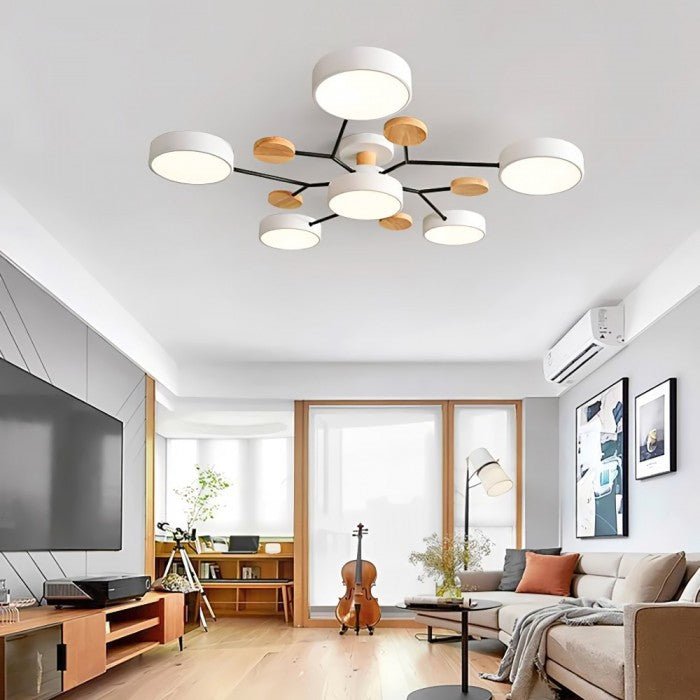 Nowoczesna skandynawska lampa sufitowa LED – stylowa i trwała