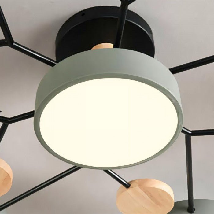 Nowoczesna skandynawska lampa sufitowa LED – stylowa i trwała