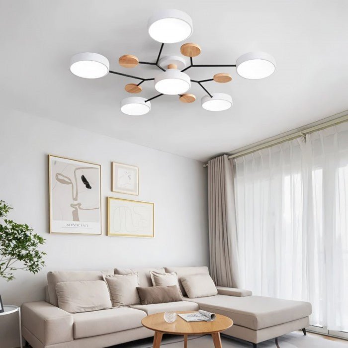 Nowoczesna skandynawska lampa sufitowa LED – stylowa i trwała