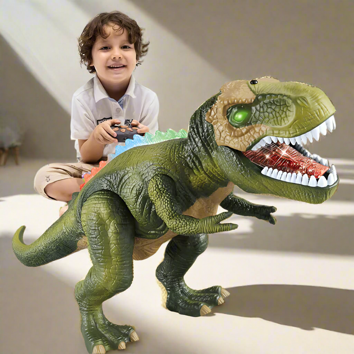 Zdalnie Sterowany T-Rex Dinozaur z Lampą LED