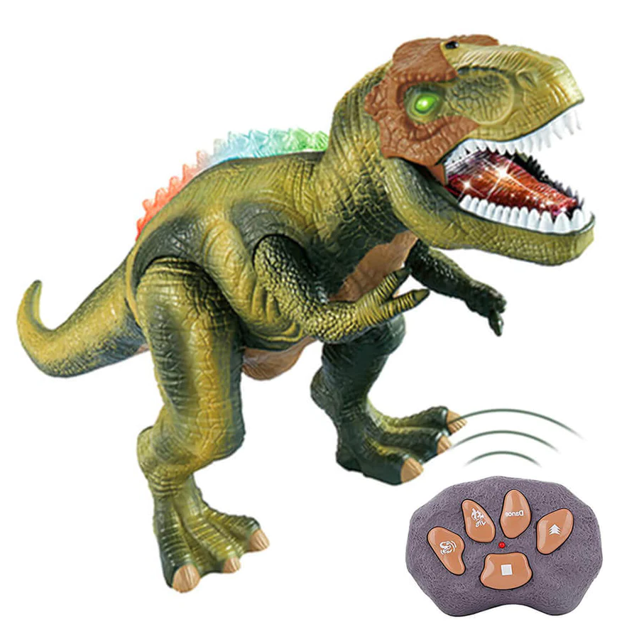 Zdalnie Sterowany T-Rex Dinozaur z Lampą LED