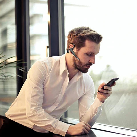 Luxora Trucker Dual Mic Bezprzewodowy Zestaw Słuchawkowy Bluetooth 5.1 z Redukcją Hałasu