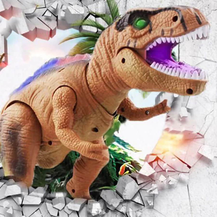 Zdalnie Sterowany T-Rex Dinozaur z Lampą LED