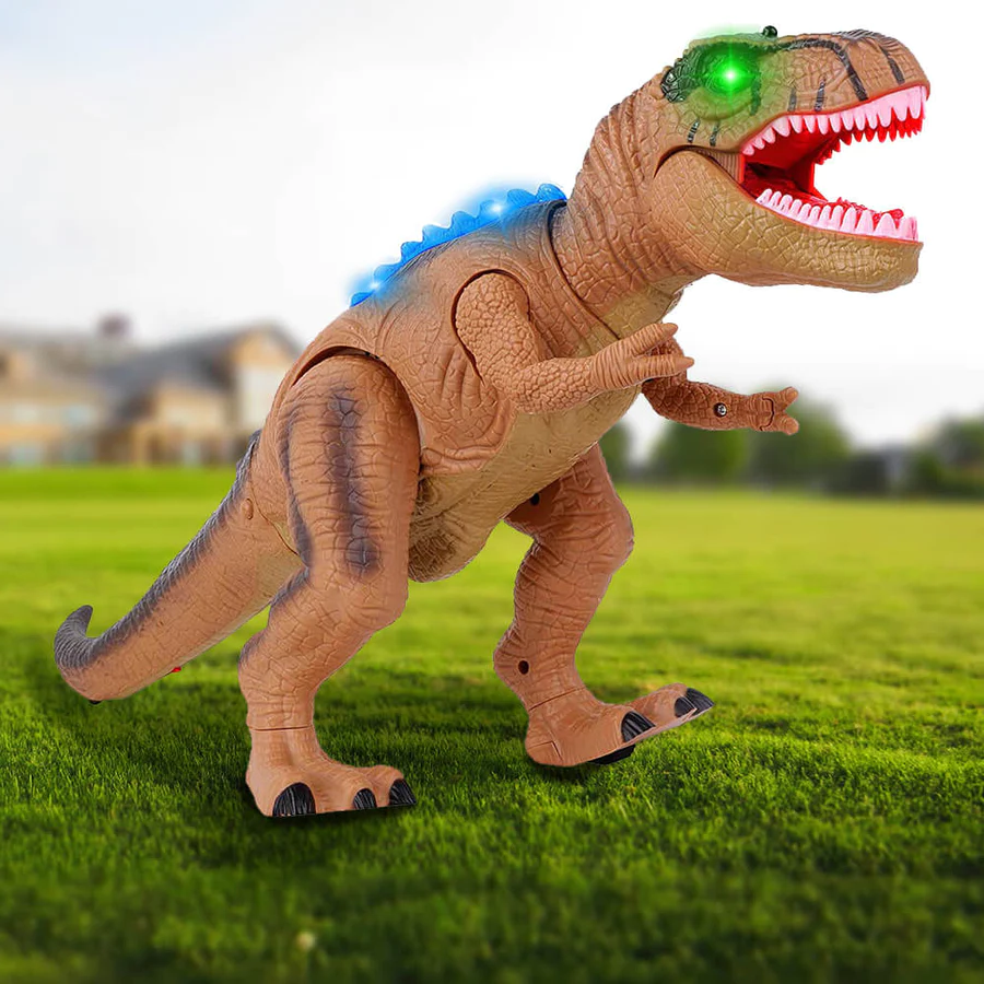 Zdalnie Sterowany T-Rex Dinozaur z Lampą LED