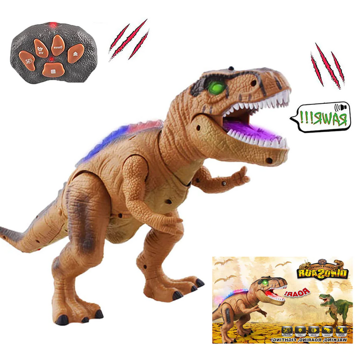 Zdalnie Sterowany T-Rex Dinozaur z Lampą LED