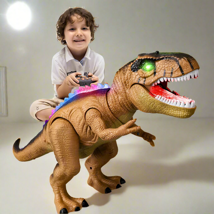 Zdalnie Sterowany T-Rex Dinozaur z Lampą LED