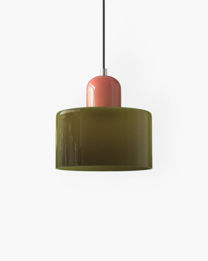 Formiva Pendel Lampa | Retro Nowoczesny Szklany Klosz | Ambient E26 Oświetlenie | Hardwired Lampa sufitowa