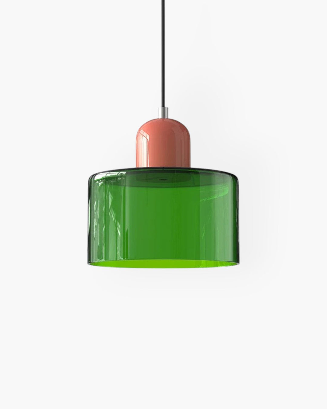 Formiva Pendel Lampa | Retro Nowoczesny Szklany Klosz | Ambient E26 Oświetlenie | Hardwired Lampa sufitowa