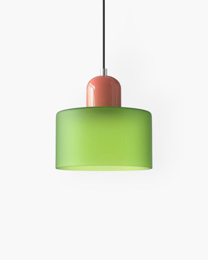 Formiva Pendel Lampa | Retro Nowoczesny Szklany Klosz | Ambient E26 Oświetlenie | Hardwired Lampa sufitowa