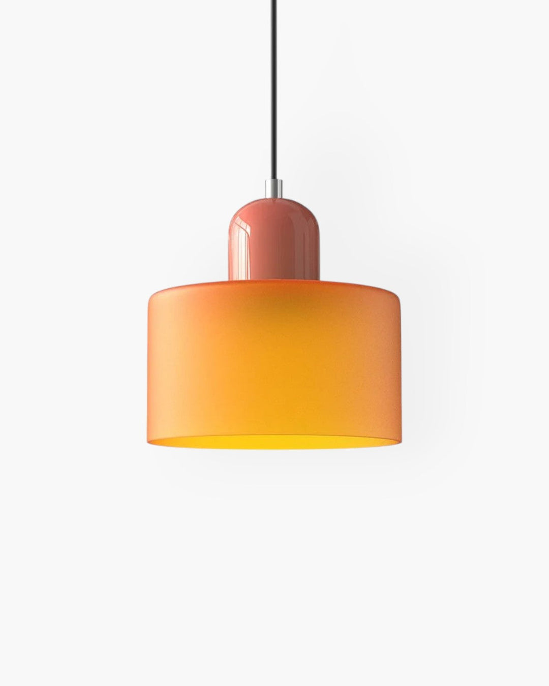 Formiva Pendel Lampa | Retro Nowoczesny Szklany Klosz | Ambient E26 Oświetlenie | Hardwired Lampa sufitowa