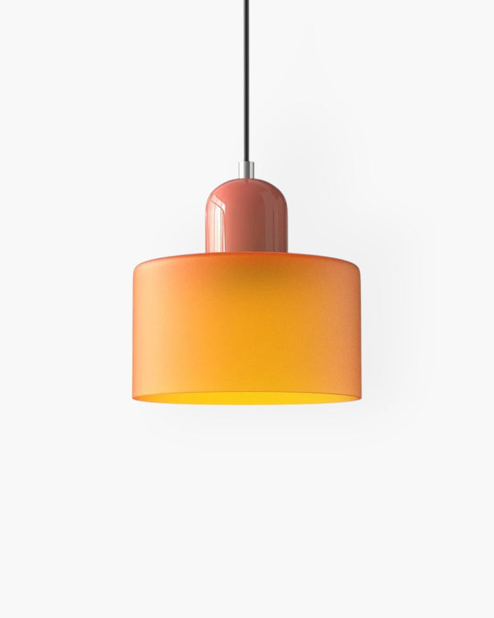 Formiva Pendel Lampa | Retro Nowoczesny Szklany Klosz | Ambient E26 Oświetlenie | Hardwired Lampa sufitowa