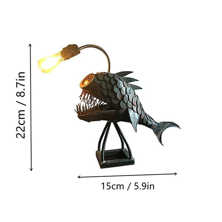 Lampka LED Royallure Angler Fish – Nocna lampka USB do ekscentrycznego wystroju wnętrz