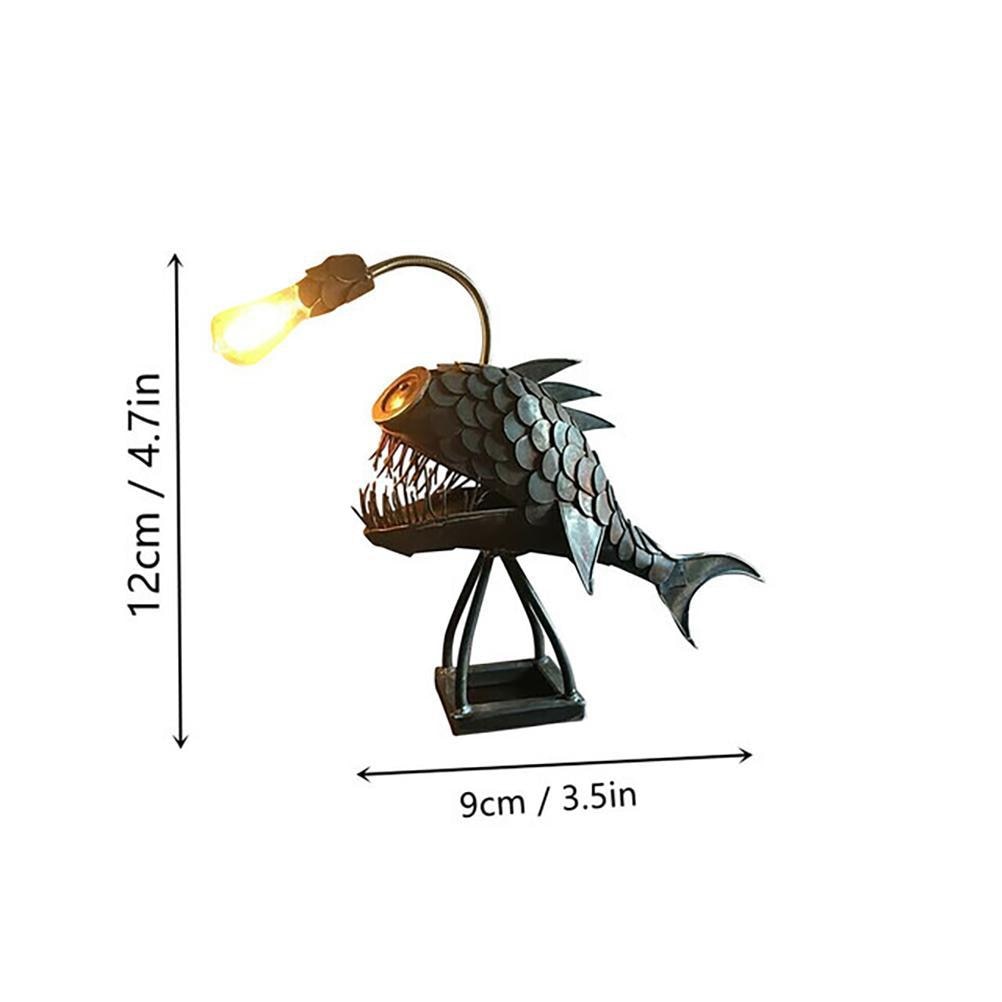 Lampka LED Royallure Angler Fish – Nocna lampka USB do ekscentrycznego wystroju wnętrz