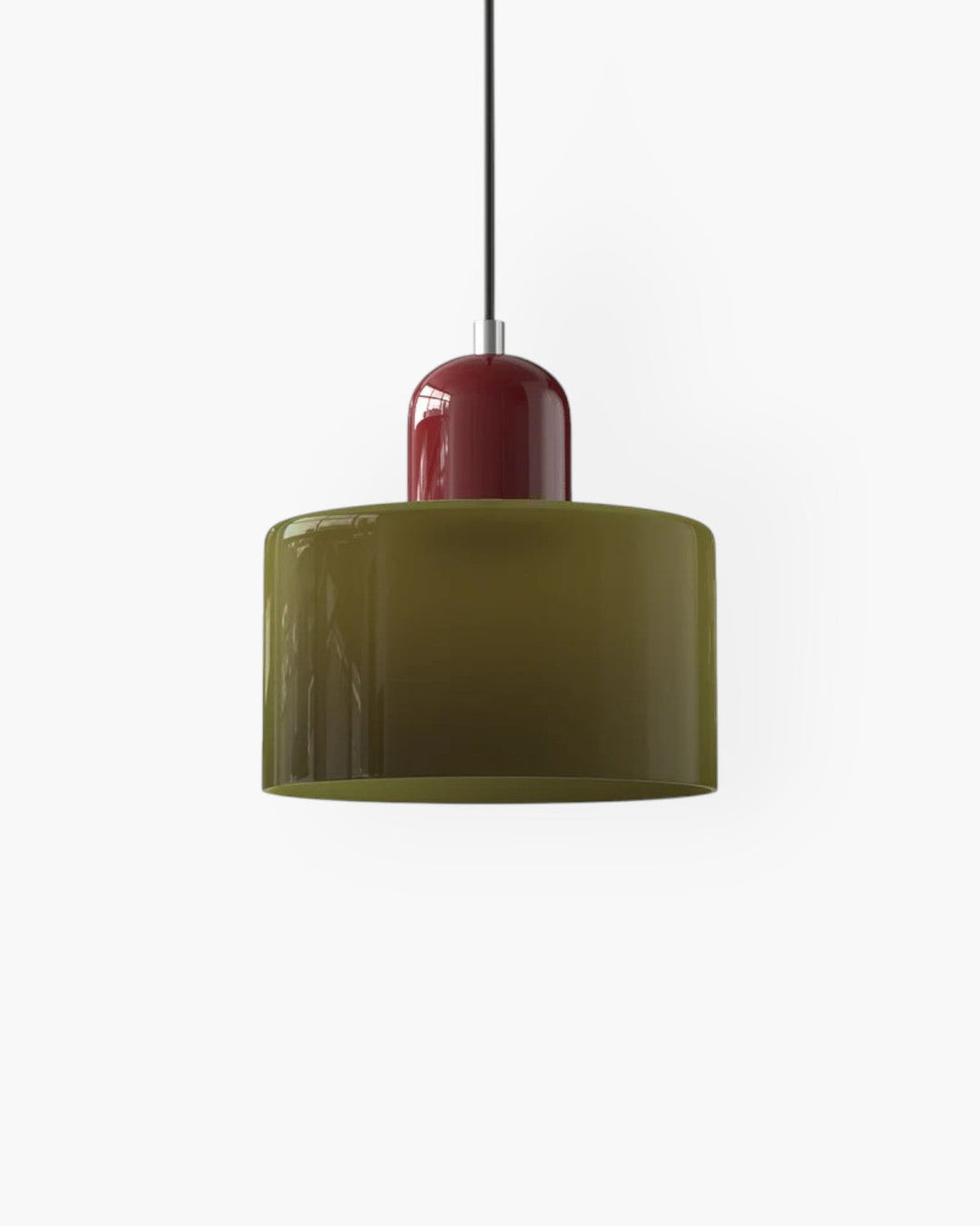 Formiva Pendel Lampa | Retro Nowoczesny Szklany Klosz | Ambient E26 Oświetlenie | Hardwired Lampa sufitowa