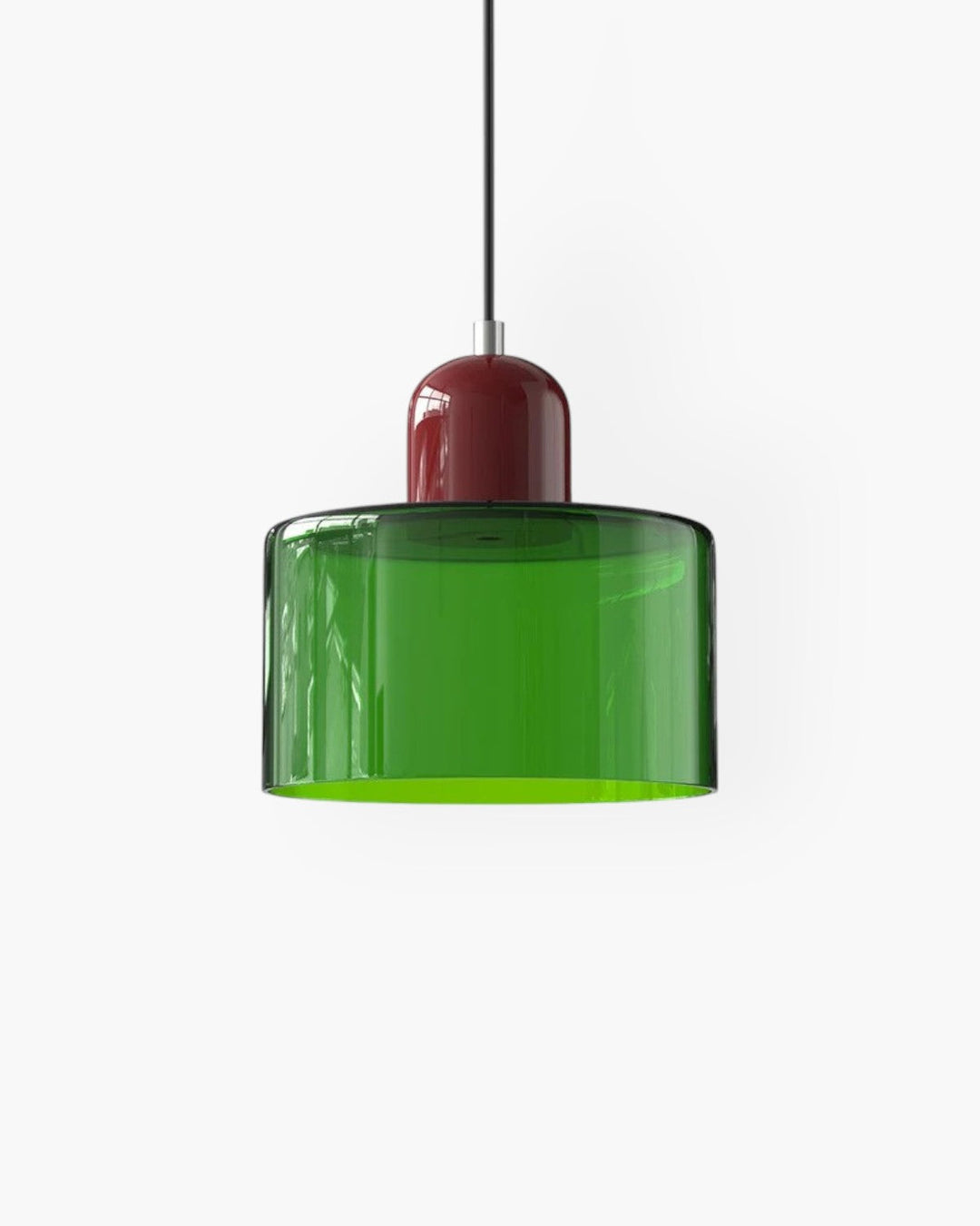 Formiva Pendel Lampa | Retro Nowoczesny Szklany Klosz | Ambient E26 Oświetlenie | Hardwired Lampa sufitowa