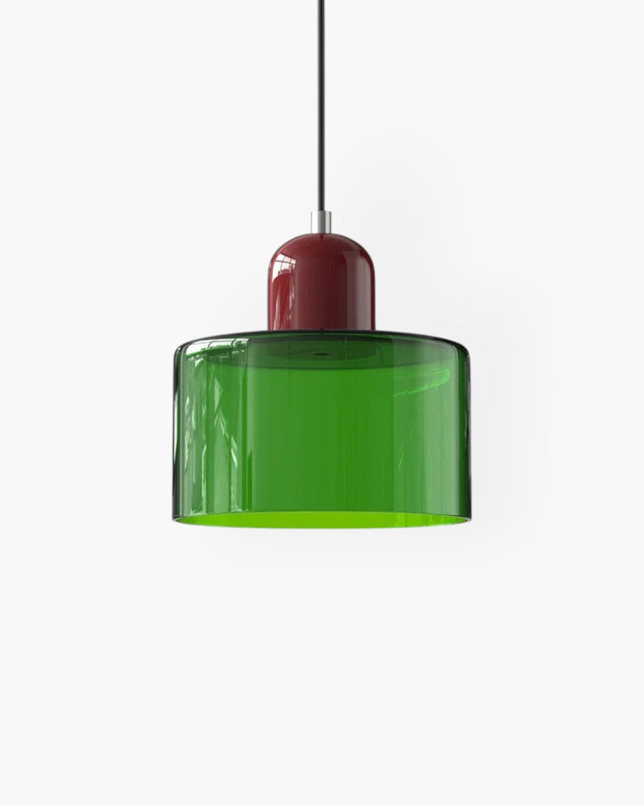 Formiva Pendel Lampa | Retro Nowoczesny Szklany Klosz | Ambient E26 Oświetlenie | Hardwired Lampa sufitowa