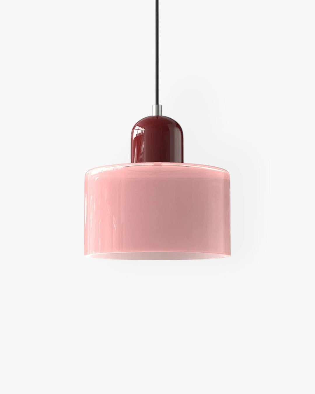 Formiva Pendel Lampa | Retro Nowoczesny Szklany Klosz | Ambient E26 Oświetlenie | Hardwired Lampa sufitowa