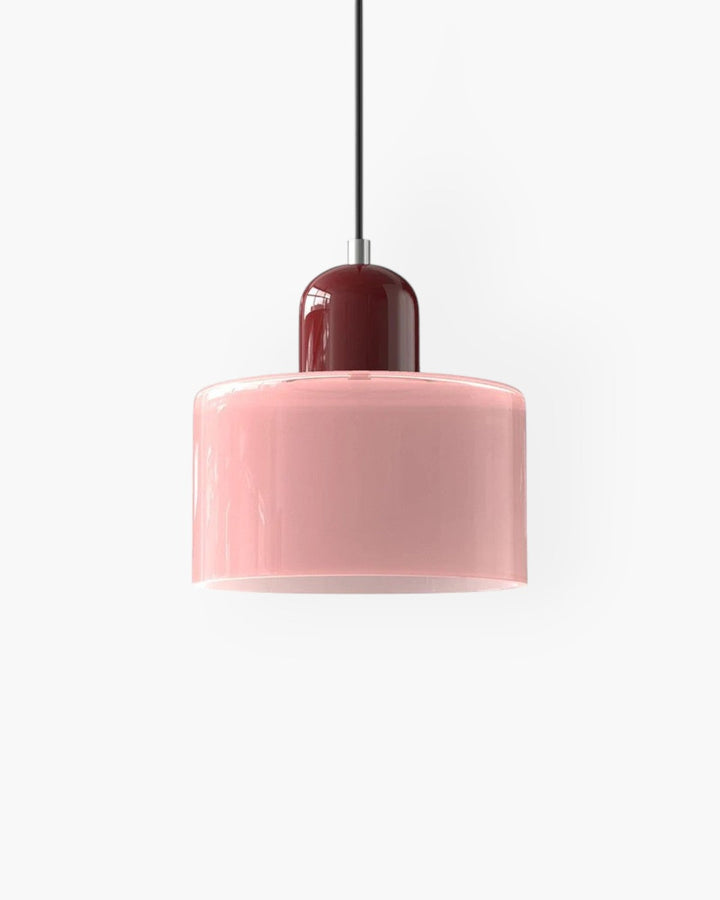 Formiva Pendel Lampa | Retro Nowoczesny Szklany Klosz | Ambient E26 Oświetlenie | Hardwired Lampa sufitowa