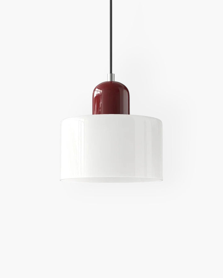Formiva Pendel Lampa | Retro Nowoczesny Szklany Klosz | Ambient E26 Oświetlenie | Hardwired Lampa sufitowa