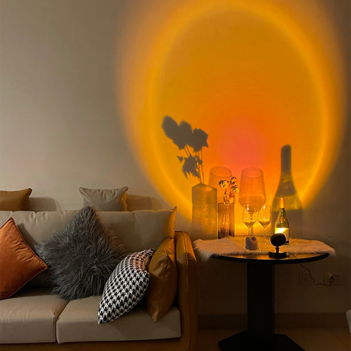 LED Projektor Zachodu Słońca Ambientalne Oświetlenie do Sypialni