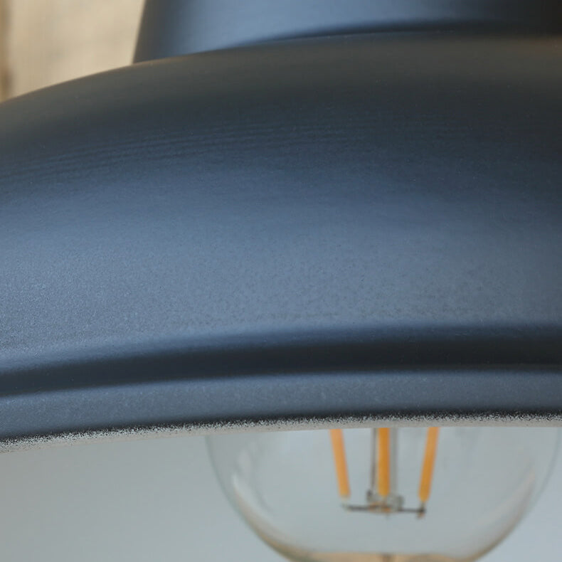 Lampa Ścienna Rustykalna Czarna Lampa Zewnętrzna