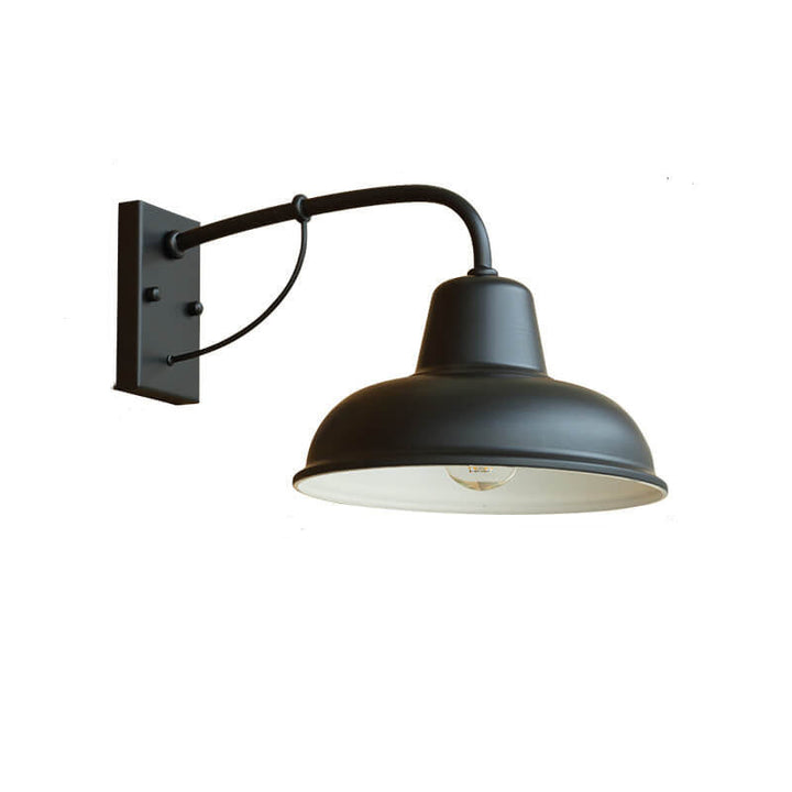 Lampa Ścienna Rustykalna Czarna Lampa Zewnętrzna