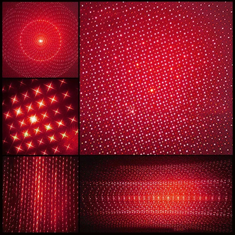 Laserowy wskaźnik ładowalny czerwony wszechstronny zestaw latarki