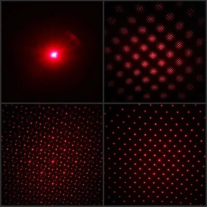 Laserowy wskaźnik ładowalny czerwony wszechstronny zestaw latarki