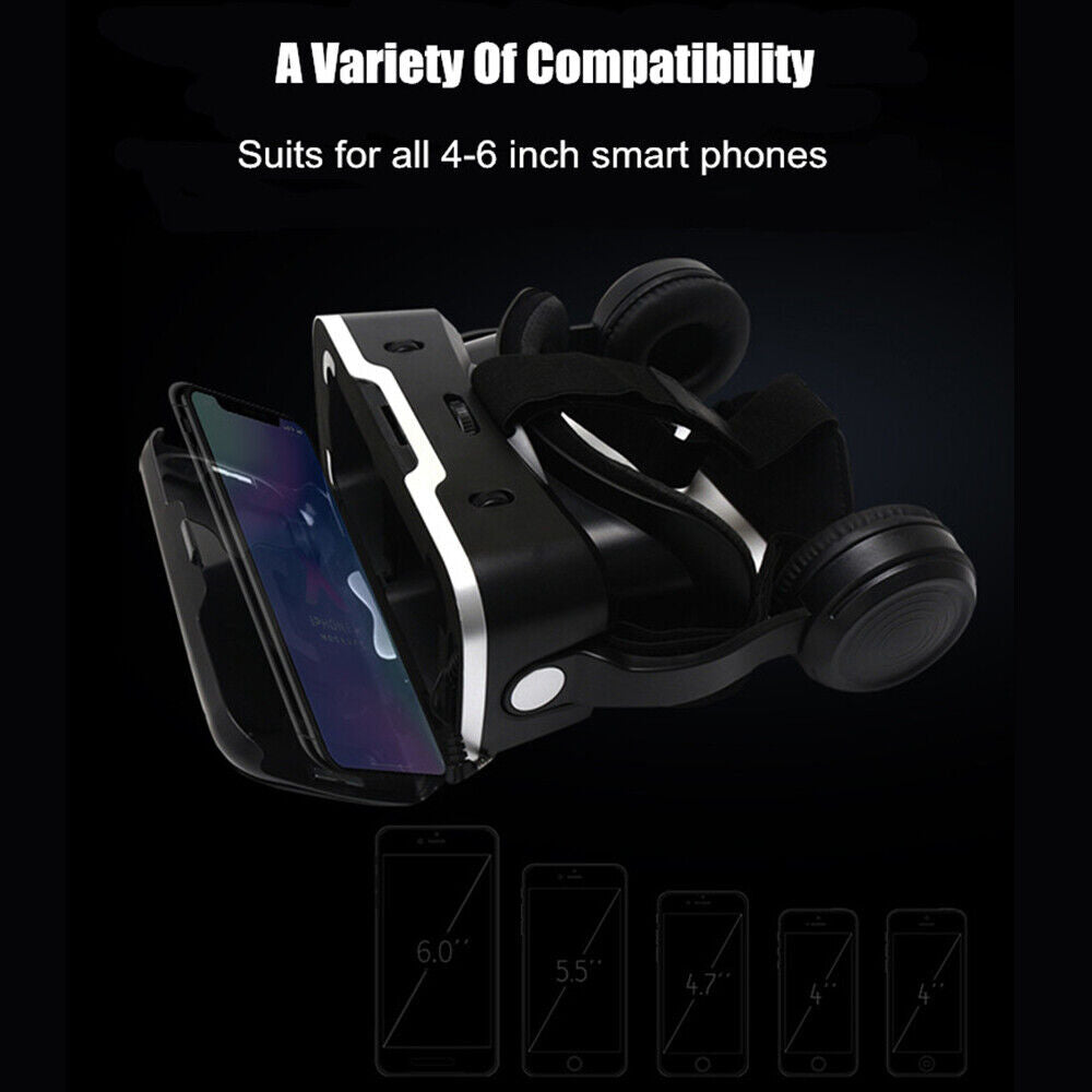 Smartfonowe gogle VR 360° z pilotem Bluetooth