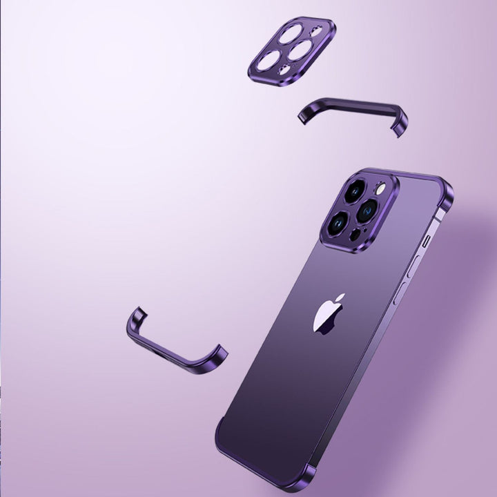 Minimalistyczny Slim Etui Ochronne z Metalu